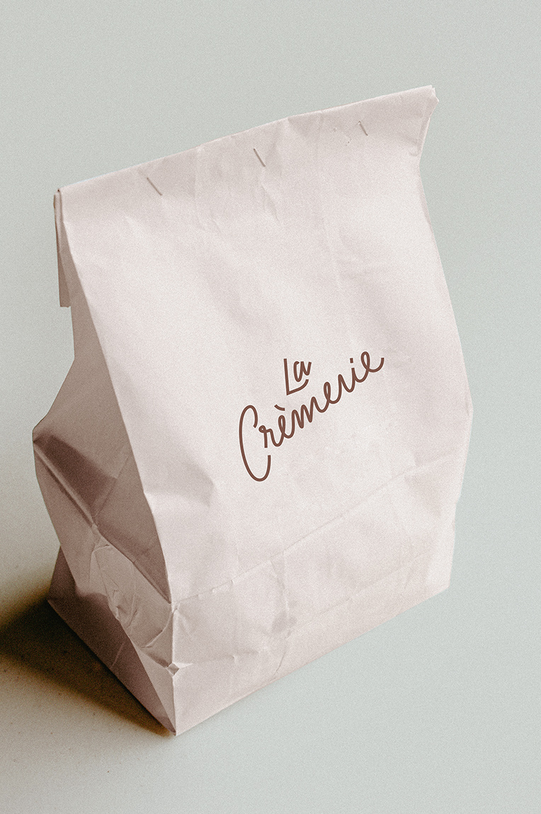 La Crèmerie packaging sac